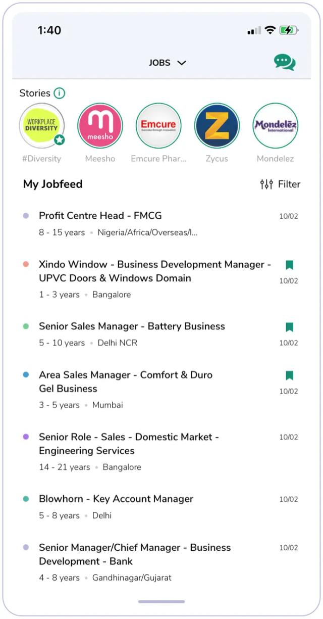 Download the iimjobs Jobseeker App and get a seamless job-hunting experience.